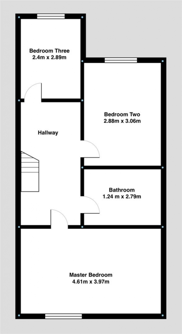 Floor Plan Image for 3 Bedroom Property for Sale in Blackburn Road, Darwen