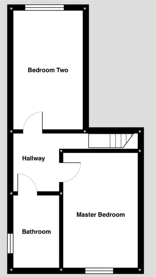 Floor Plan Image for 2 Bedroom End of Terrace House for Sale in Entwistle Street, Darwen