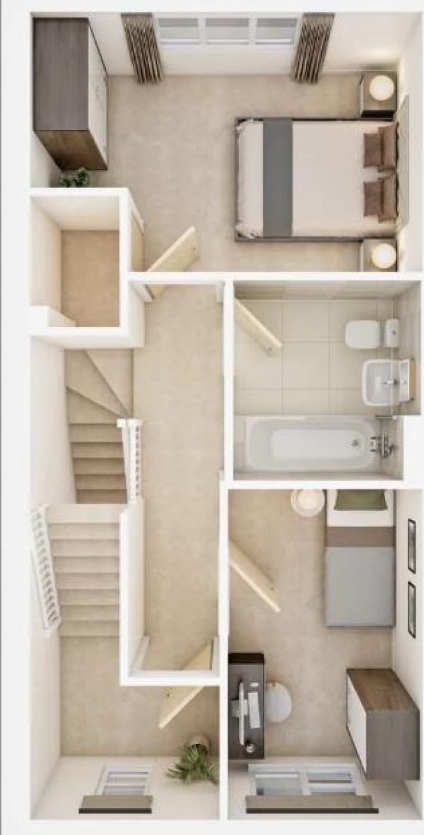 Floor Plan Image for 3 Bedroom Semi-Detached House for Sale in Broken Stone Road