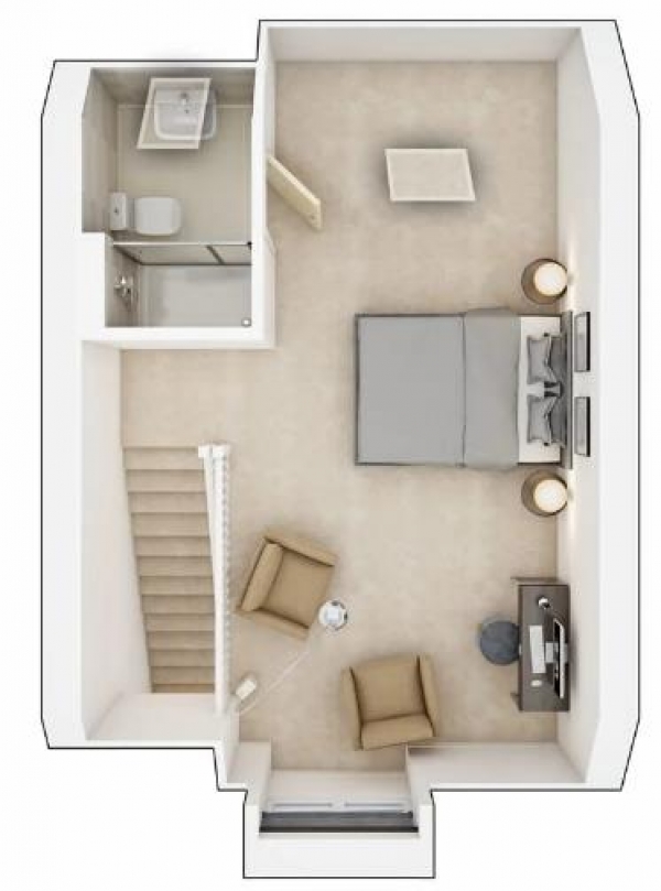 Floor Plan Image for 3 Bedroom Semi-Detached House for Sale in Broken Stone Road