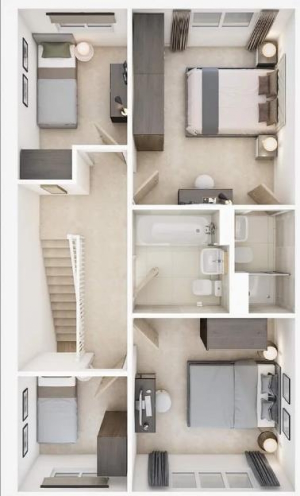 Floor Plan Image for 4 Bedroom Detached House for Sale in Broken Stone Road