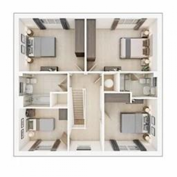 Floor Plan Image for 4 Bedroom Detached House for Sale in Broken Stone Road