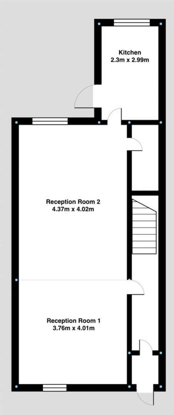 Floor Plan Image for 3 Bedroom Property for Sale in Moorgate Street, Blackburn