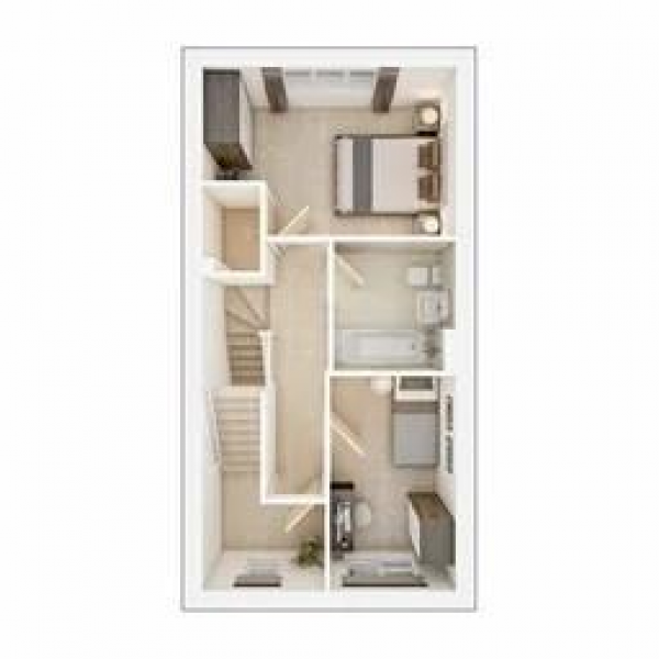 Floor Plan Image for 2 Bedroom Semi-Detached House for Sale in Broken Stone Road, Blackburn