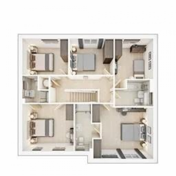 Floor Plan Image for 5 Bedroom Detached House for Sale in Broken Stone Road, Blackburn