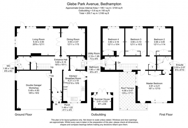 Floor Plan Image for 4 Bedroom Detached House for Sale in Glebe Park Avenue, Havant