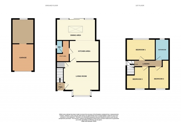 Floor Plan Image for 3 Bedroom Semi-Detached House for Sale in Bath Road, Worcester, WR5