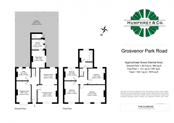 Floor Plan Image for 4 Bedroom Property for Sale in Grosvenor Park Road, Walthamstow