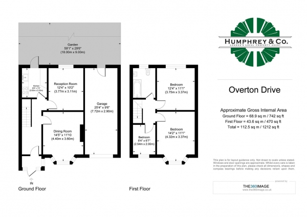 Floor Plan for 3 Bedroom End of Terrace House for Sale in Overton Drive, Romford, RM6, 4EH - Guide Price &pound550,000