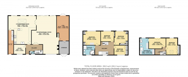 Floor Plan Image for 6 Bedroom Detached House for Sale in Hurst Road, East Molesey