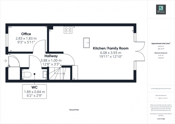 Floor Plan Image for 4 Bedroom Town House to Rent in Phoenix Place, Great Sankey, Warrington, Cheshire