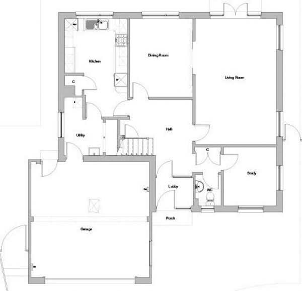 Floor Plan Image for 4 Bedroom Detached House for Sale in Bouverie Avenue South,