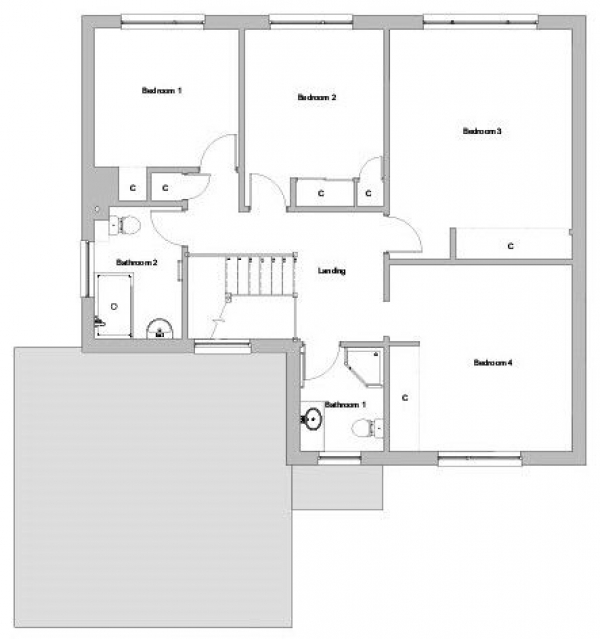 Floor Plan for 4 Bedroom Detached House for Sale in Bouverie Avenue South,, SP2, 8DZ -  &pound800,000