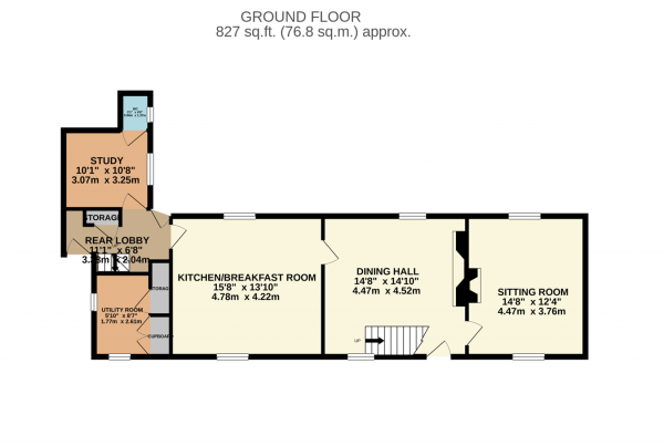 Floor Plan Image for 4 Bedroom Detached House for Sale in Church Lane, Welford, Northamptonshire, NN6