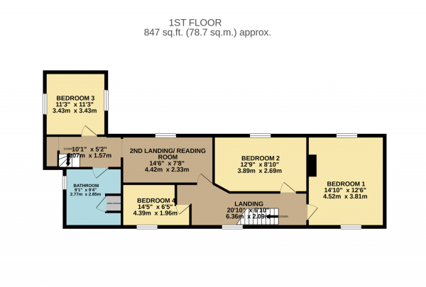 Floor Plan Image for 4 Bedroom Detached House for Sale in Church Lane, Welford, Northamptonshire, NN6