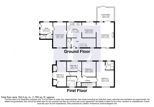 Floor Plan Image for 4 Bedroom Detached House to Rent in Whitemans Green, Haywards Heath