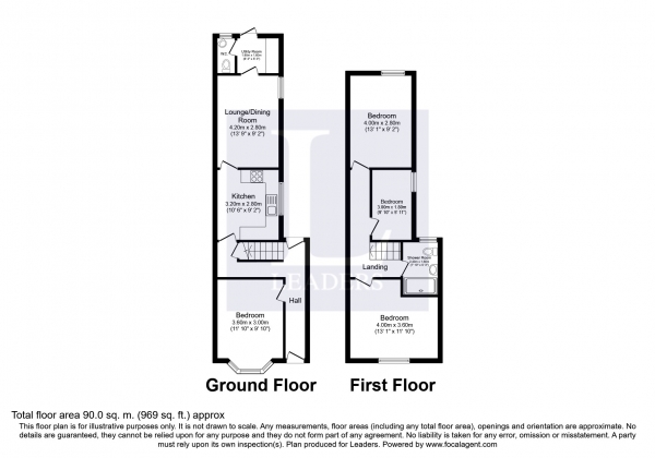 Floor Plan Image for 3 Bedroom Property to Rent in Heidelberg Road, Southsea