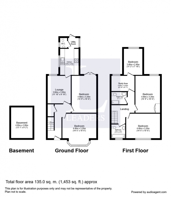Floor Plan Image for 5 Bedroom Property to Rent in Manners Road, Southsea