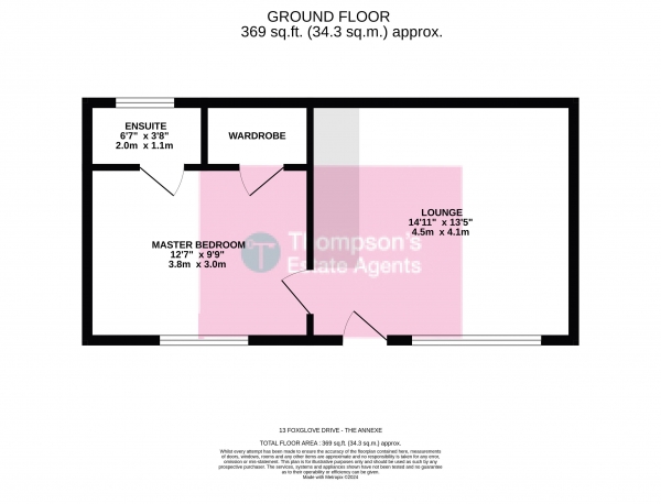 Floor Plan Image for 4 Bedroom End of Terrace House for Sale in Foxglove Drive, Altrincham