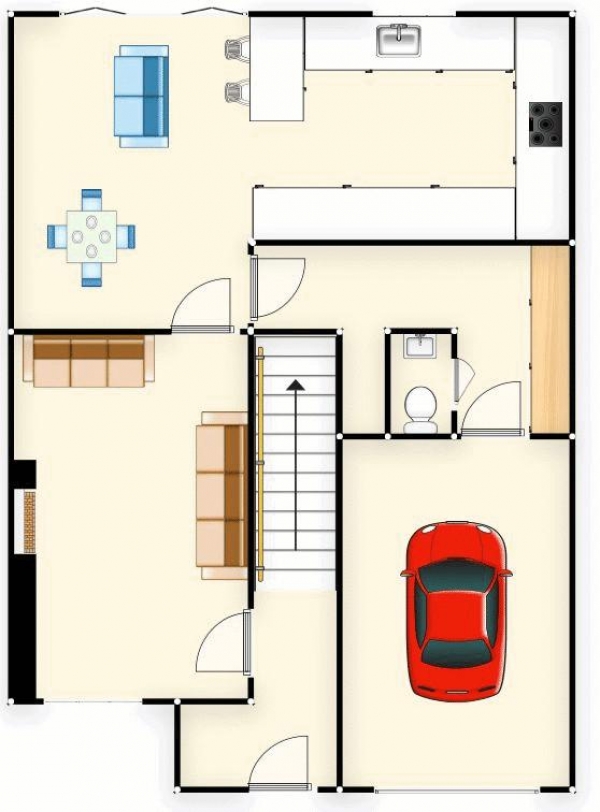 Floor Plan Image for 4 Bedroom Detached House for Sale in Widgeon Road, Broadheath