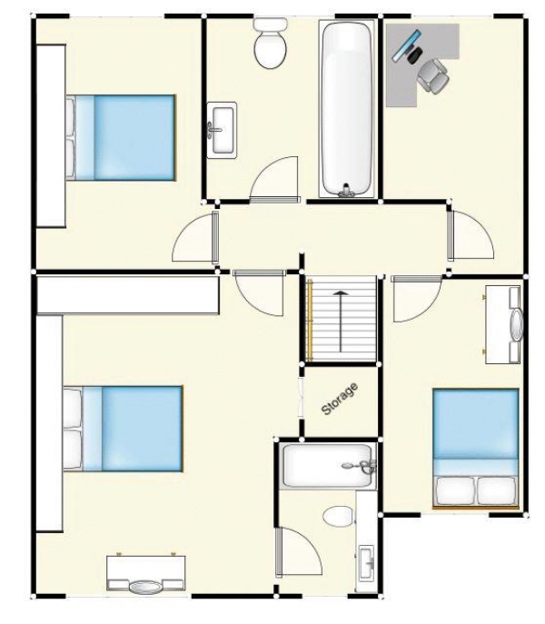 Floor Plan Image for 4 Bedroom Detached House for Sale in Widgeon Road, Broadheath