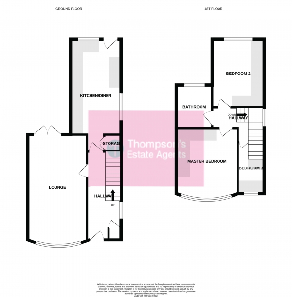 Floor Plan Image for 3 Bedroom Semi-Detached House for Sale in Rossett Avenue, Timperley