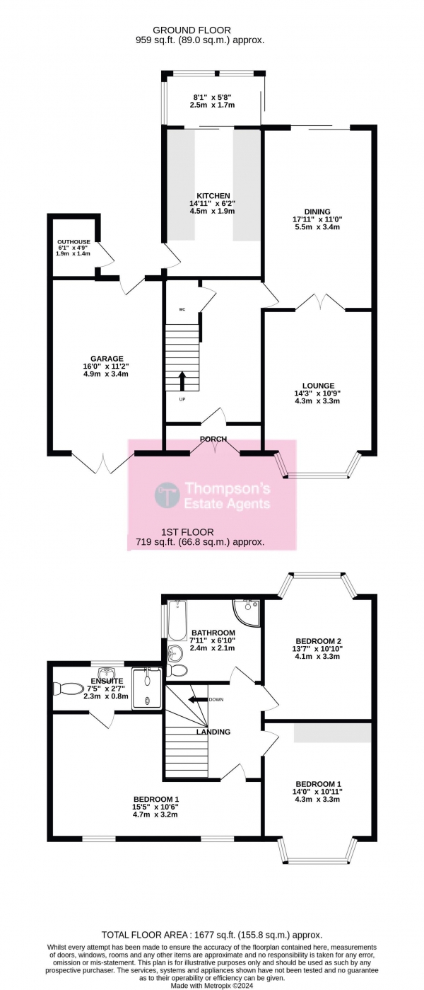 Floor Plan Image for 3 Bedroom Semi-Detached House for Sale in West Vale Road,Timperley