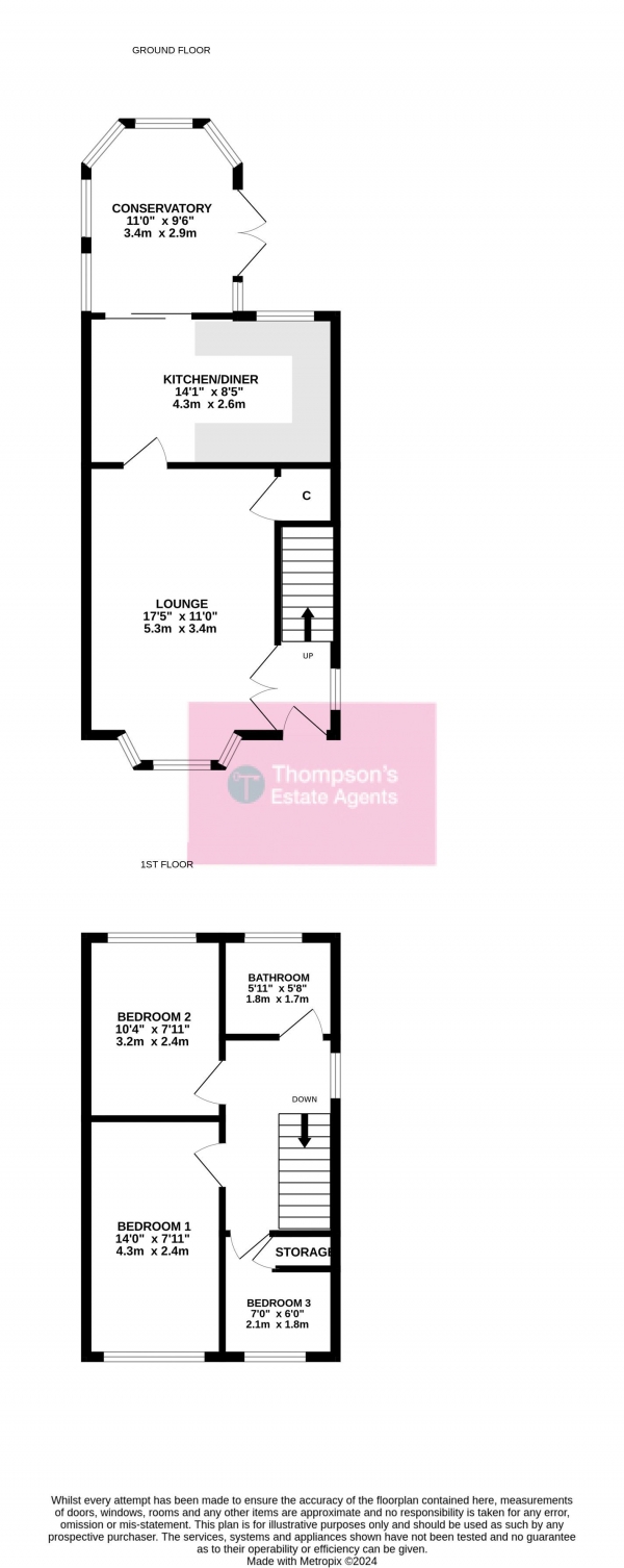 Floor Plan Image for 3 Bedroom Semi-Detached House for Sale in Foxglove Drive, Broadheath