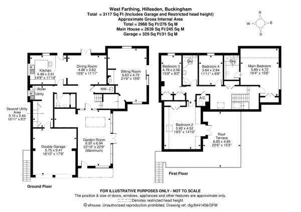 Floor Plan Image for 4 Bedroom Detached House for Sale in Hillesden, Buckingham, Buckinghamshire