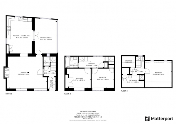 Floor Plan Image for 3 Bedroom Semi-Detached House for Sale in High Street, Middleton Cheney, Banbury, Northamptonshire