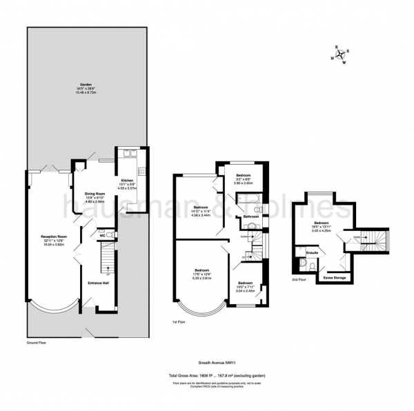 Floor Plan Image for 5 Bedroom Property for Sale in Sneath Avenue, NW11