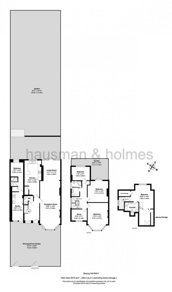 Floor Plan Image for 6 Bedroom Semi-Detached House for Sale in Basing Hill, NW11