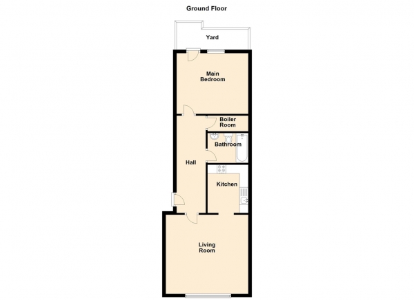 Floor Plan Image for 1 Bedroom Ground Flat for Sale in 12 Northumberland Square, North Shields