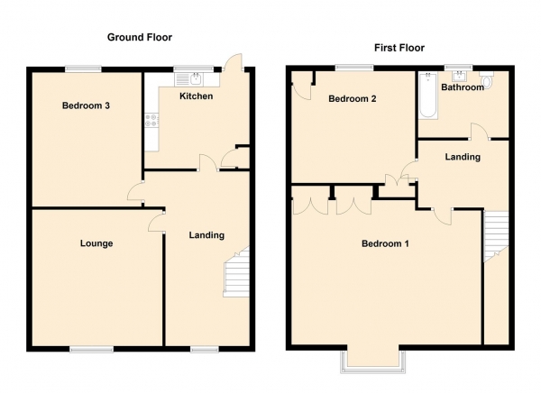 Floor Plan Image for 3 Bedroom Maisonette for Sale in Linskill Terrace, North Shields