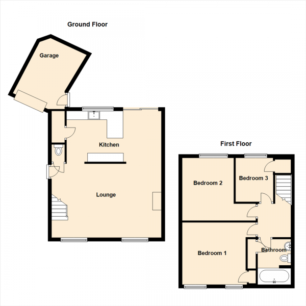 Floor Plan Image for 3 Bedroom Semi-Detached House for Sale in Monkhouse Avenue, North Shields