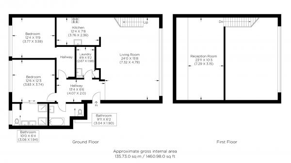 Floor Plan Image for 2 Bedroom Penthouse for Sale in Grange Road, Bermondsey SE1