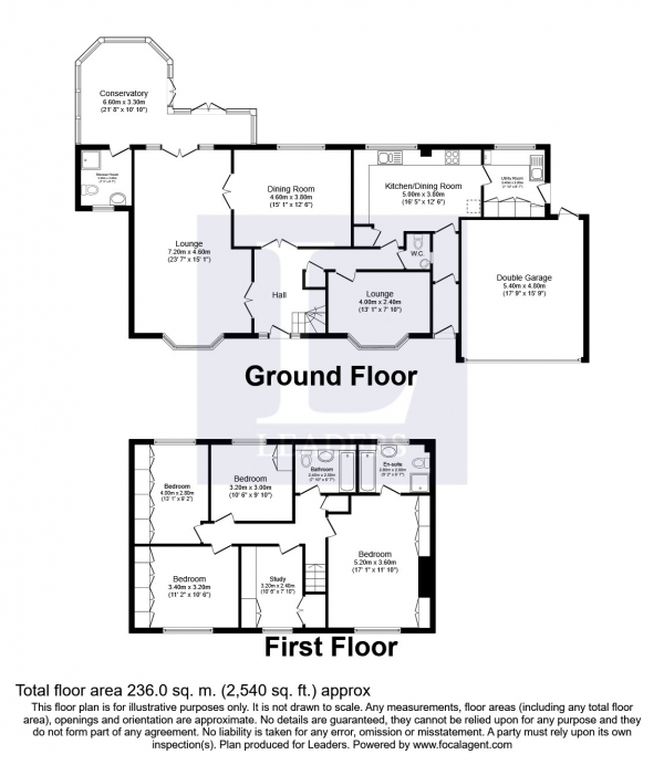 Floor Plan Image for 4 Bedroom Property to Rent in Marrowells, Weybridge, Surrey