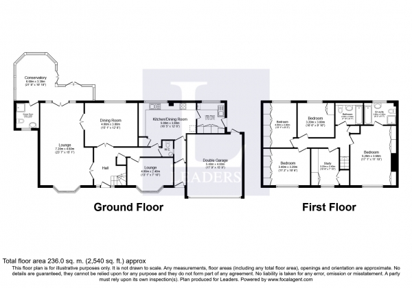 Floor Plan Image for 4 Bedroom Property to Rent in Marrowells, Weybridge, Surrey