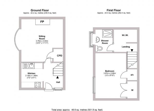 Floor Plan Image for 1 Bedroom End of Terrace House for Sale in Tappinger Grove, Kenilworth