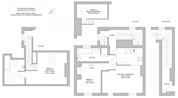 Floor Plan Image for 2 Bedroom Flat for Sale in Upper Rosemary Hill, Kenilworth