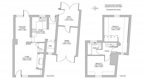 Floor Plan Image for 2 Bedroom Property for Sale in Clinton Lane, Kenilworth