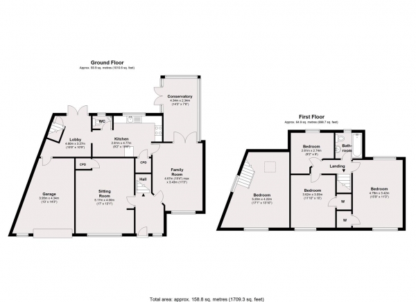 Floor Plan Image for 4 Bedroom Semi-Detached House for Sale in Hyde Road, Kenilworth