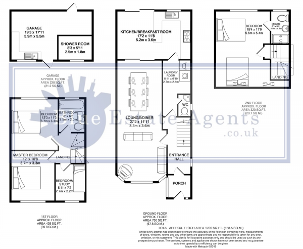 Floor Plan Image for 4 Bedroom Semi-Detached House for Sale in West Way, Hounslow, TW5