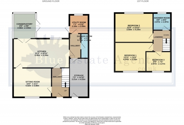 Floor Plan Image for 3 Bedroom Semi-Detached House for Sale in Armytage Road, Hounslow, TW5