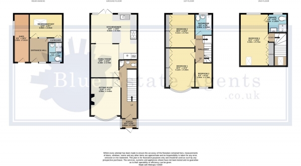 Floor Plan Image for 5 Bedroom Terraced House for Sale in Ash Grove, Hounslow, TW5