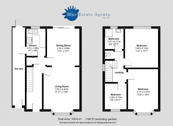 Floor Plan Image for 3 Bedroom Semi-Detached House for Sale in Orchard Avenue, Hounslow, TW5