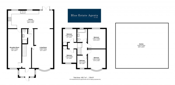 Floor Plan Image for 5 Bedroom Semi-Detached House to Rent in Somerset Waye, Hounslow, TW5