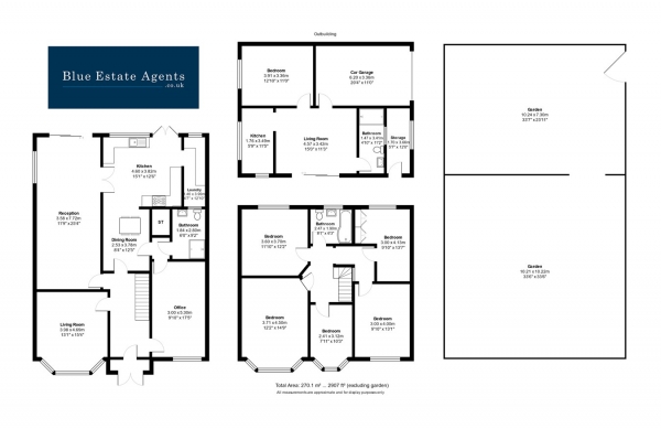 Floor Plan Image for 6 Bedroom Detached House for Sale in Penwerris Avenue, Isleworth, TW7