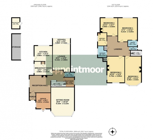 Floor Plan Image for 5 Bedroom Detached House for Sale in CROWSTONE ROAD, Westcliff-On-Sea