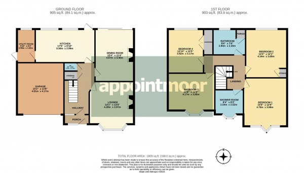 Floor Plan Image for 4 Bedroom Semi-Detached House for Sale in WOODCOTE ROAD, Leigh-On-Sea